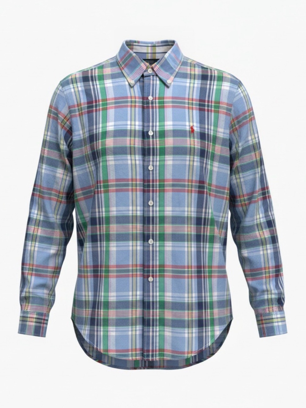 Ralph Lauren Men’s XL plaid long sleeved button up oxford shirt